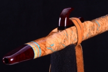 Oak Burl Native American Flute, Minor, High C-5, #I51E